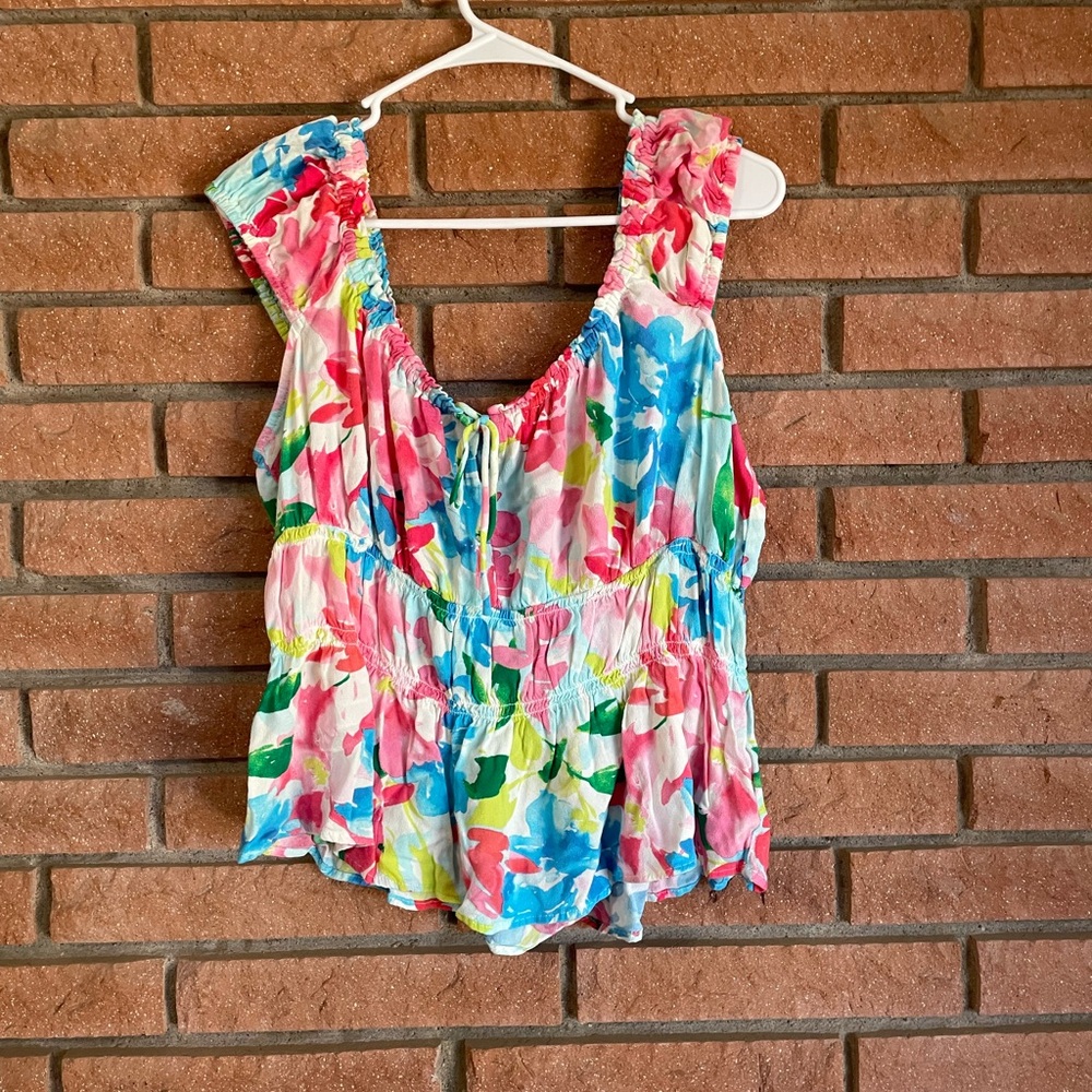 Old Navy Multicolor Floral Women's Blouse